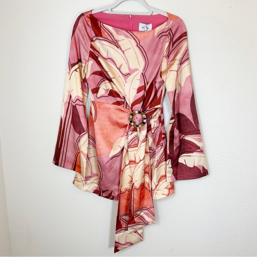 Seven Wonders Kaeli Mini Dress NWT XS Resort Wear Vacation Beach Pink Berry - Picture 4 of 14